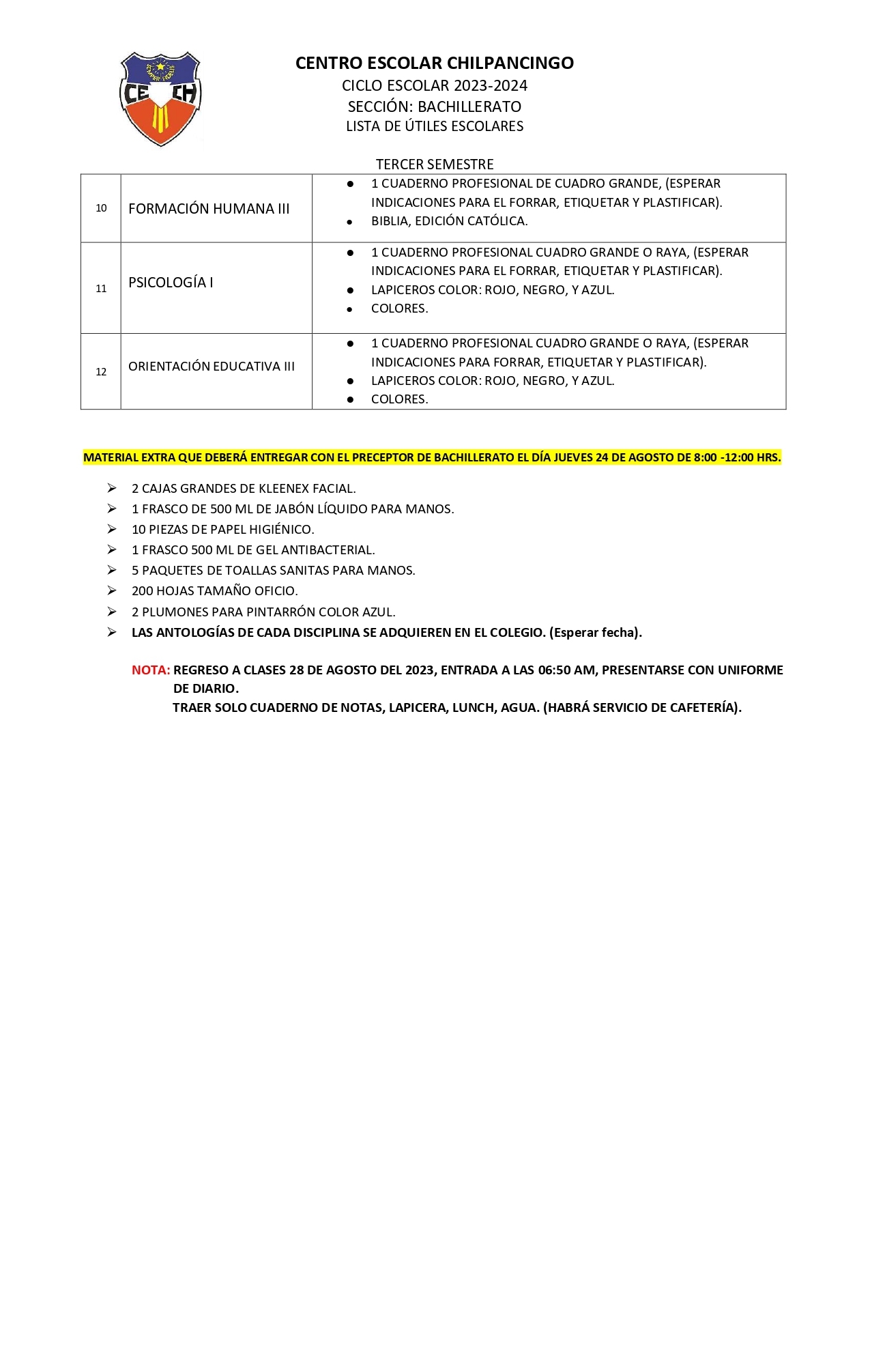 Lista de Útiles Escolares para Educación Básica Ciclo Escolar 2022-2023, Secretaría de Educación Pública, Gobierno